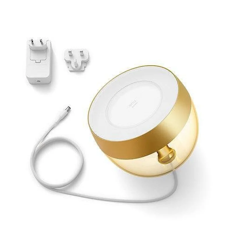 Смарт LED RGBW димируема лампа Philips Hue Iris WACA Special Edition, 8.2W, 570 lm, E26, Copper/Silver/Gold (Цвят: Златист) - Снимка 8