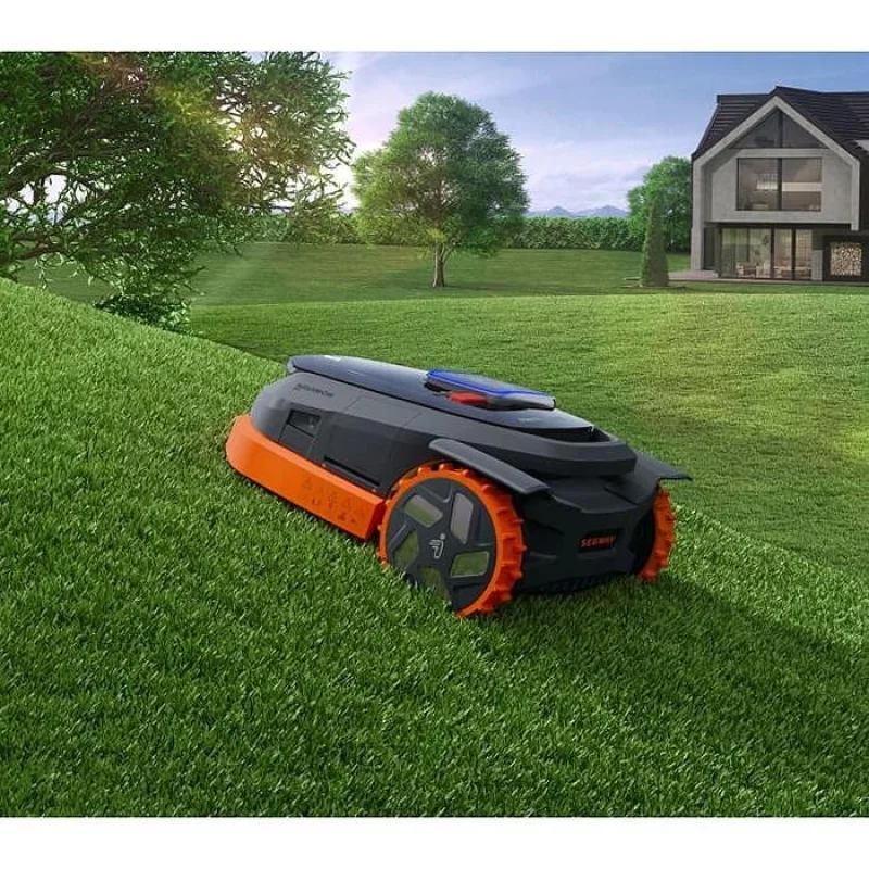 Смарт безкабелна косачка робот SEGWAY Navimow X330 4G за до 4 800 кв. м., AI навигация, GPS, 3D камера, IP66 (BT, Wi-Fi, Alexa, Google) - Снимка 8