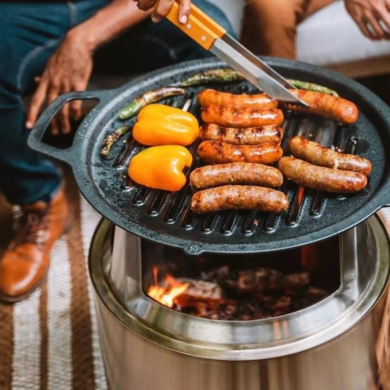 Чугунена грил скара Solo Stove Cast Iron Grill Top + Hub (Модел: Ranger) - Снимка 2