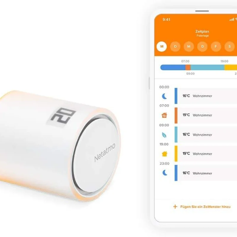 Допълнителна термоглава за радиатор Netatmo (HomeKit)