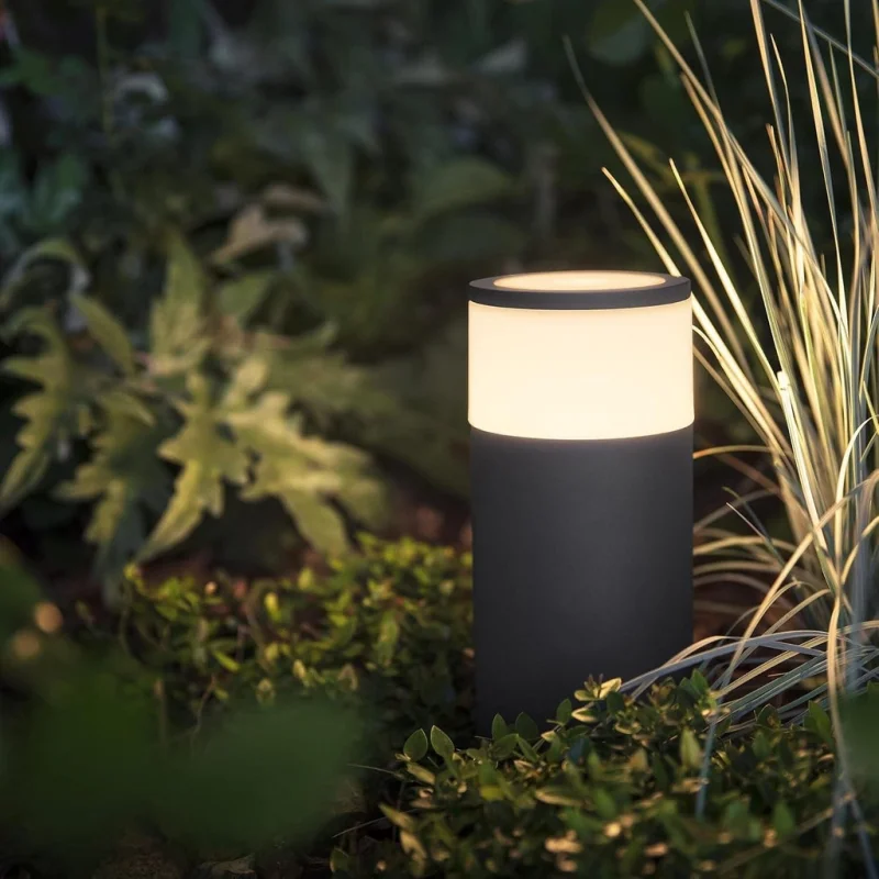 Смарт градинска LED RGBW димируема лампа Philips Hue Calla + Hue Bridge, 25.2 см, 8W, 600 lm, IP65 - Снимка 9