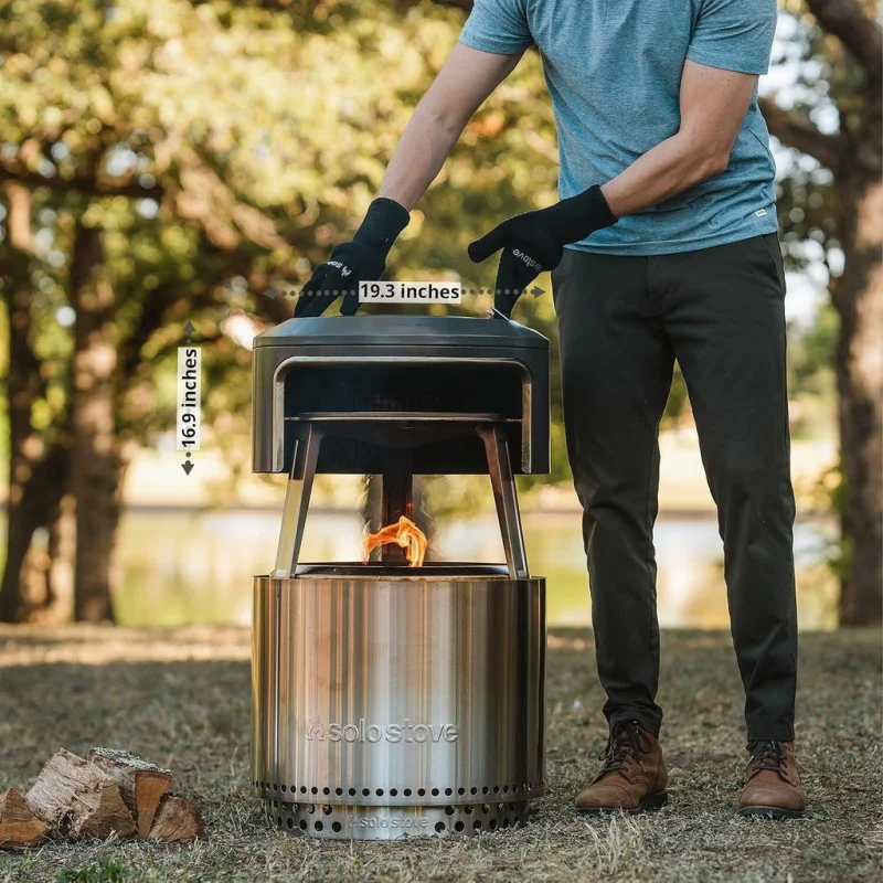 Solo Stove BonFire Fire Pit Pizza Night фурна за пица на огън - Снимка 9