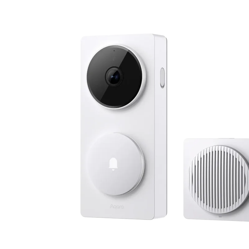 Смарт видеозвънец-хъб Aqara Doorbell Camera Hub G410, Бял