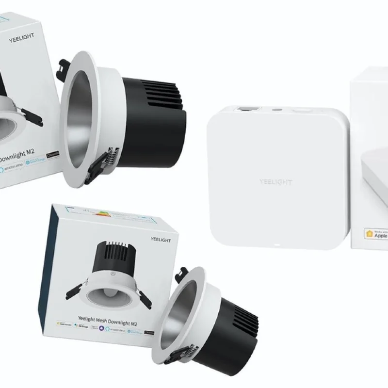 Промо пакет Yeelight: смарт Wi-Fi луничка Mesh M2 2 бр. + хъб Mesh Gateway