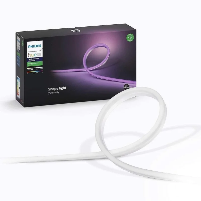 Смарт външна RGBW LED димируема лента Philips Hue WACA, 5 м, 37.5W, 3250 lm, IP67 - Снимка 2