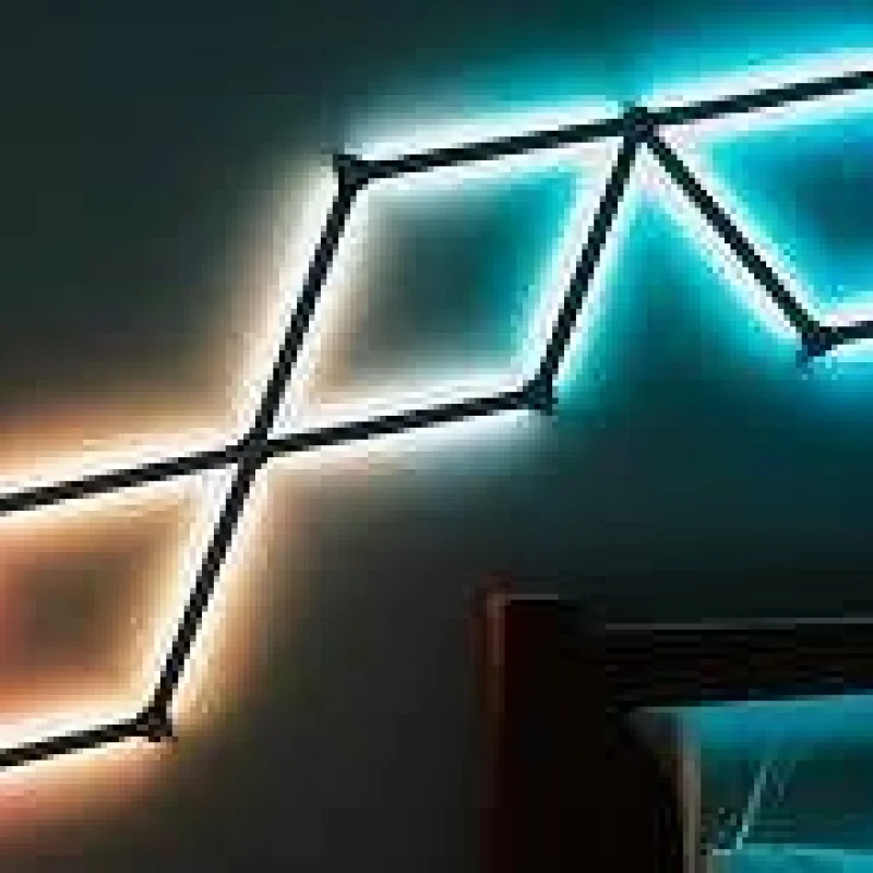 Скинове Nanoleaf Lines Skins, черен мат: 9 бр. - Снимка 4