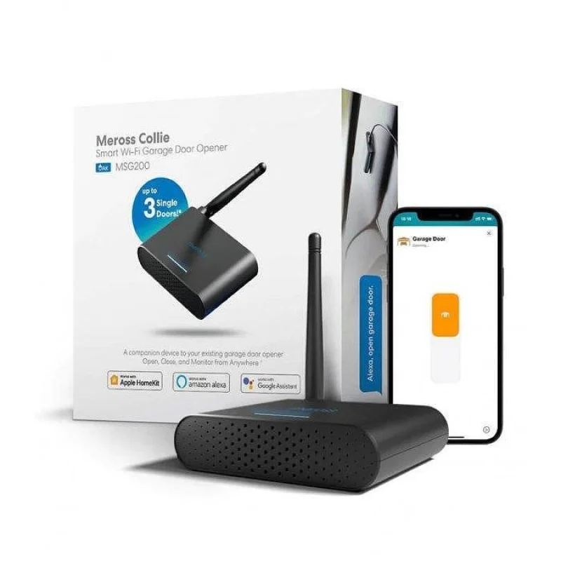 Смарт Wi-Fi контролер за гаражна врата Meross за 3 врати