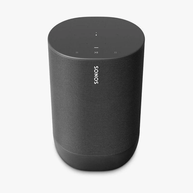 Преносима тонколона Sonos Move, черна (AirPlay 2) (Цвят: Бял)
