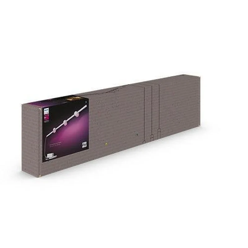 Смарт LED RGBW димируем сет Philips Hue Perifo WACA, шина 1.5 м + 3 спота, 15.9W, 2040 lm, IP20, Бял/Черен (Цвят: Бял) - Снимка 9