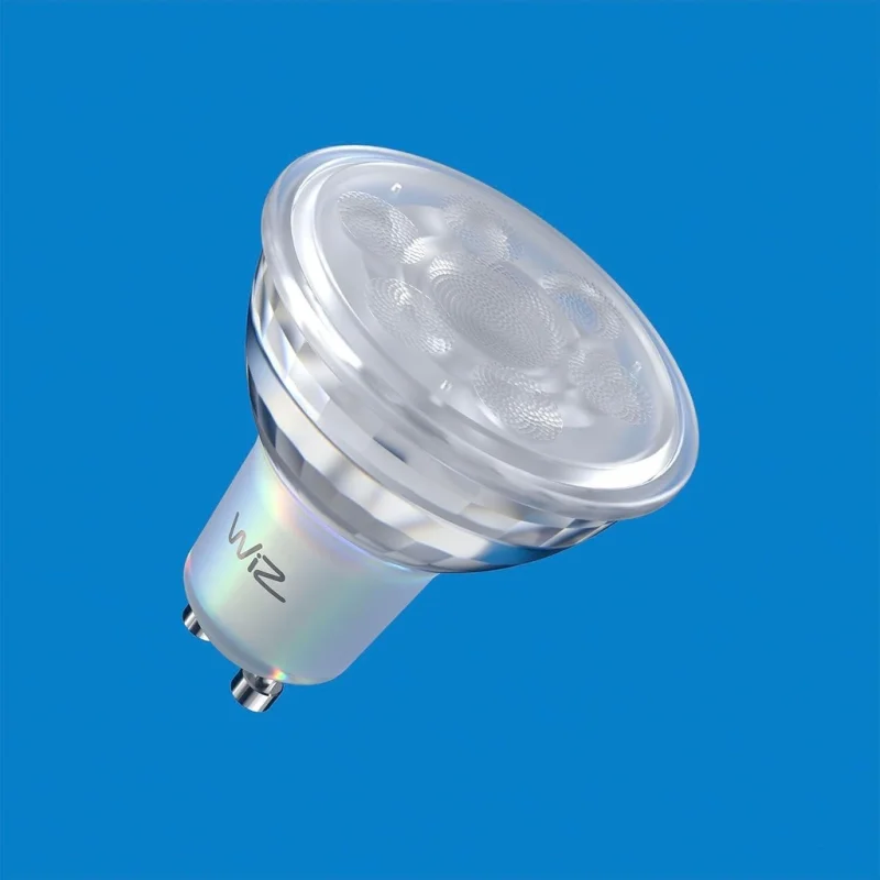 Смарт LED RGBW димируема крушка WiZ Smart Bulb Spot 4,7W, 345 lm, GU10, 16 милиона цвята (BT, Zigbee, Matter, Apple Home, Google, Alexa, SmartThings) - Снимка 3