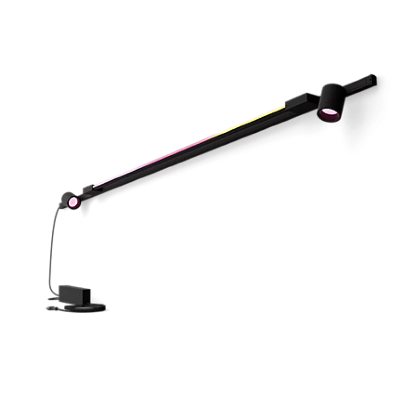 Смарт LED RGBW димируем сет Philips Hue Perifo WACA, 2x1 м шини + 2 спота и градиентна туба, 20.8W, 2040 lm, IP20, Бял/Черен (Цвят: Бял) - Снимка 4
