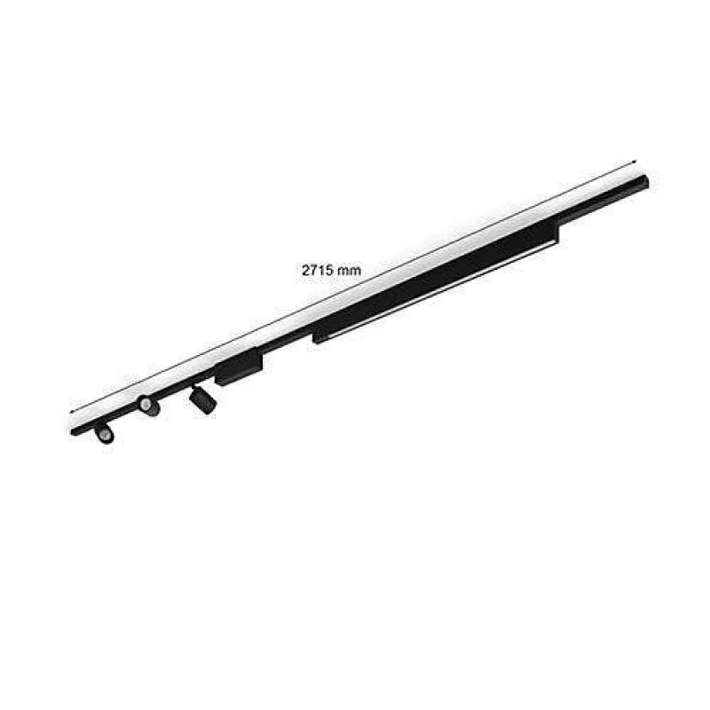 Смарт LED RGBW димируем сет Philips Hue Perifo WACA, шини 2.5 м + 3 спота и тяло, 20.8W, 2040 lm, IP20, Бял/Черен (Цвят: Черен) - Снимка 5