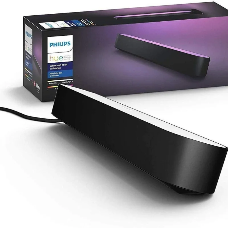 Смарт LED RGBW димируем панел Philips Hue Play WACA, черен, 25.3 см, 530 lm (BT, Zigbee, HomeKit, Google, Alexa, SmartThings)