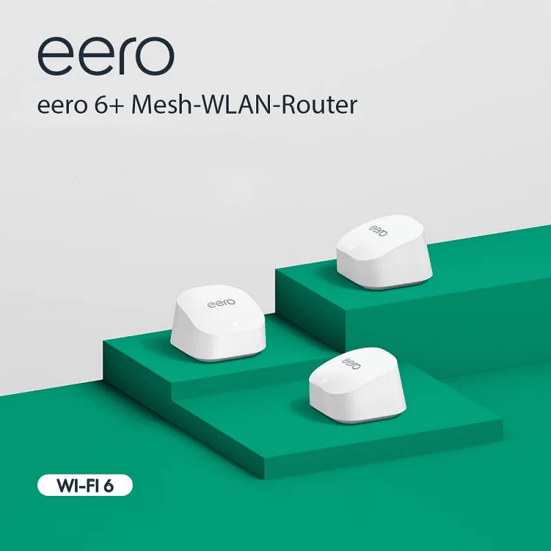 Mesh Wi-Fi 6 рутер eero 6+, комплект 3 бр