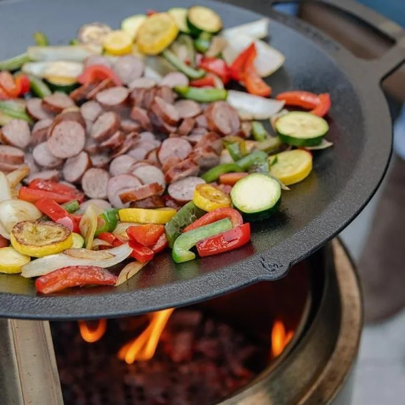 Чугунен вок Solo Stove Cast Iron Wok Top + Hub (Модел: Bonfire) - Снимка 6