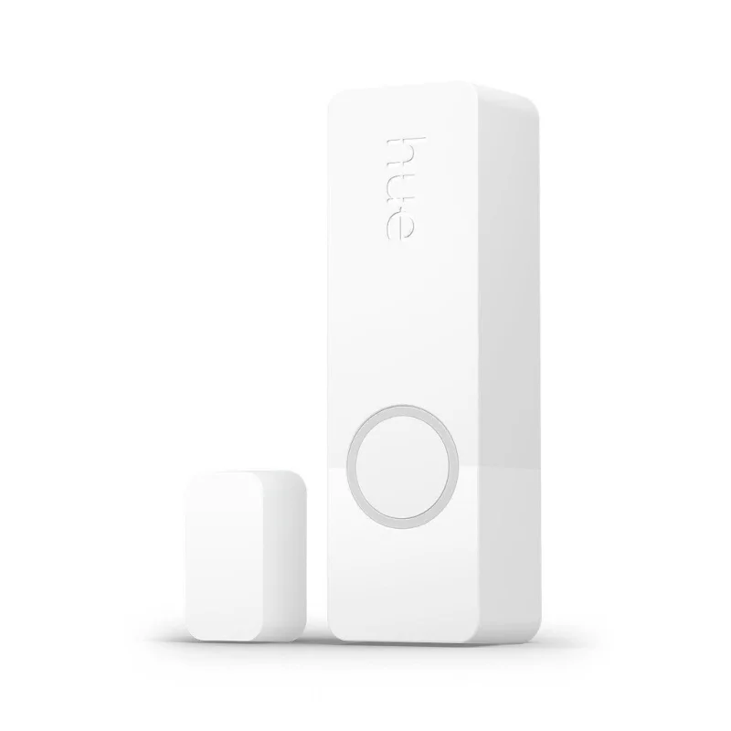 Смарт контактен сензор за врати и прозорци Philips Hue Secure с батерия, Бял/Черен (Цвят: Бял) - Снимка 2