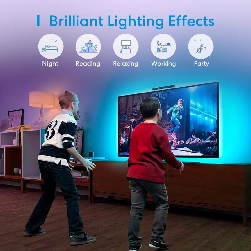 Смарт LED лента Meross MSL320 PRO, RGB 5 м (HomeKit) - Снимка 4