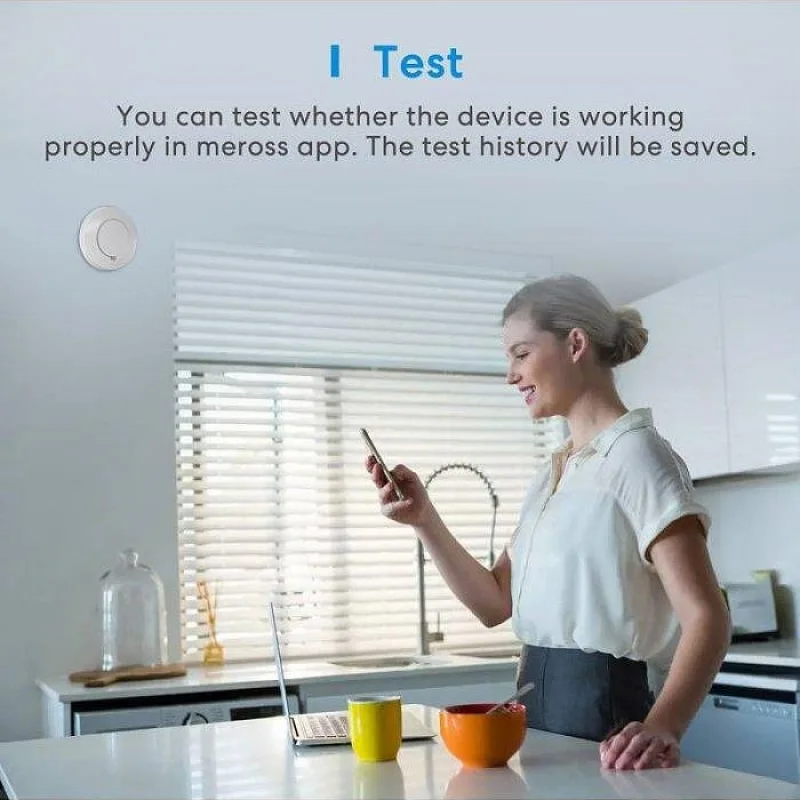 Смарт сензор за дим Meross Smart Smoke Alarm - Снимка 8