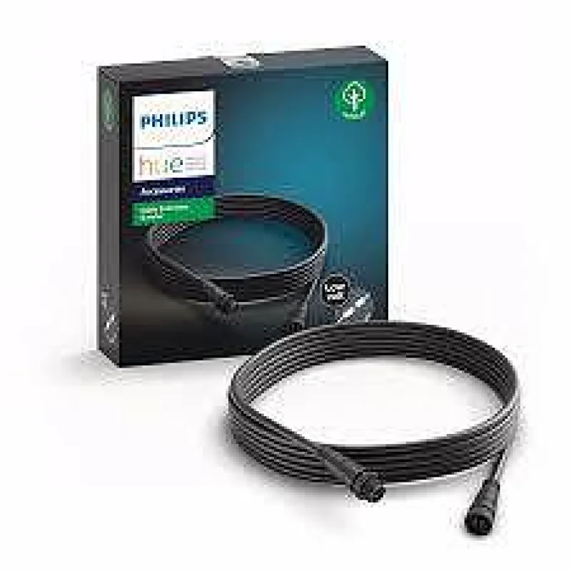 Смарт удължителен кабел Philips Hue Calla, type A, 24V, 2.5/5 м, Черен (Вариант: 5м)