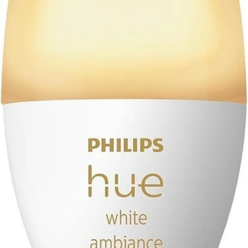 Смарт LED димируема крушка Philips Hue White Ambiance, 5.2W, 470 lm, E14, 2100-6500K - Снимка 4
