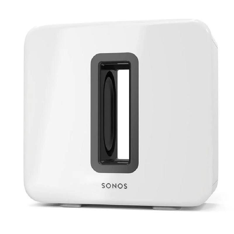Субуфер Sonos Sub, гланц бял (AirPlay 2) (Цвят: Бял)