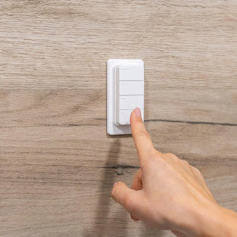 Смарт бутон Shelly BLU RC ZigBee Button 4 за управление с 16 комбинации - Снимка 4