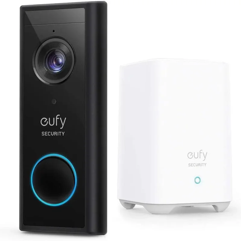 Смарт видео звънец Anker Eufy, Wi-Fi, 2K HD