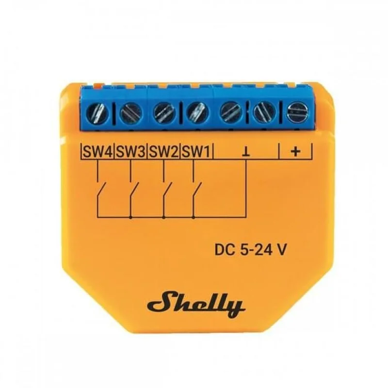 Shelly Plus i4 DC - Снимка 2