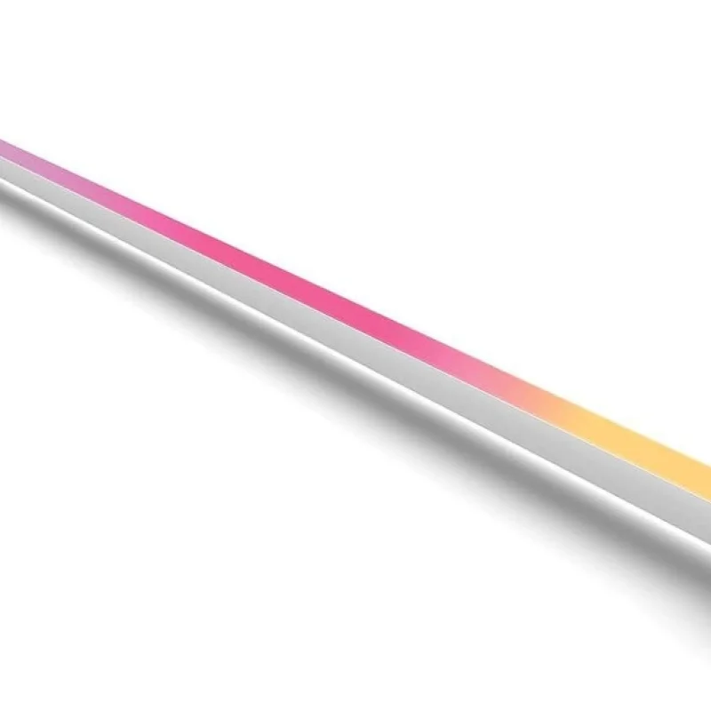 Смарт амбиентен LED RGBW димируем осветител Philips HUE Play Gradient, WACA, бял, алуминий, 137 см, 20W, 1800 lm, за TV 60-85", 16 мил. цвята (BT, Zigbee, HomeKit, Google, Alexa, SmartThings)