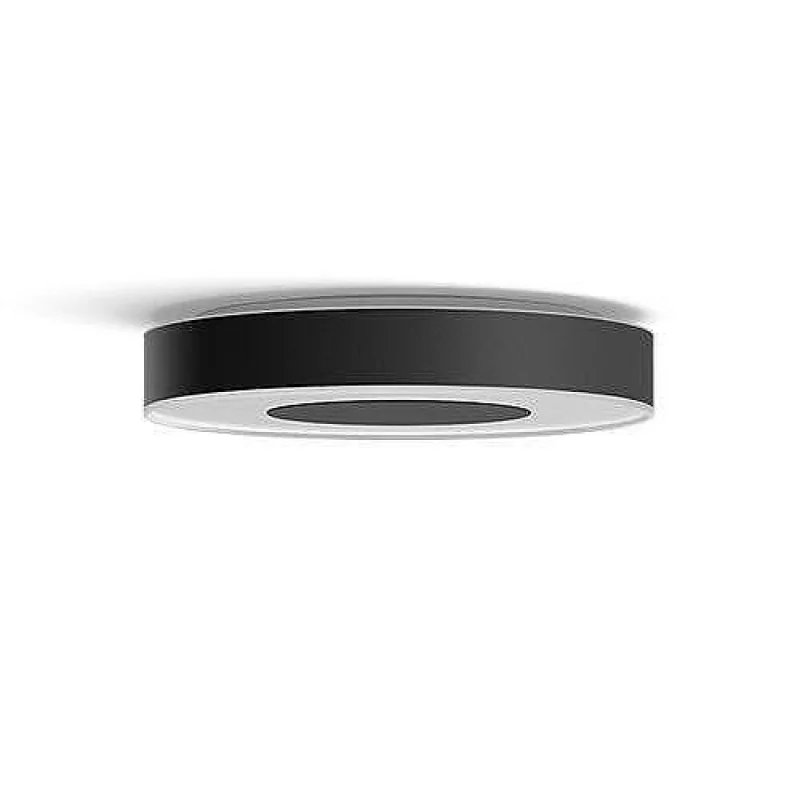 Смарт LED RGBW димируема плафониера Philips HUE Xamento М WACA, черна, 38.1 см, 33.5W, 2350 lm, Е27, IP44, 16 мил. цвята (Bluetooth, Zigbee, Homekit, Google, Alexa, SmartThings) - Снимка 6