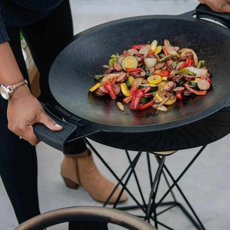 Чугунен вок Solo Stove Cast Iron Wok Top + Hub (Модел: Ranger) - Снимка 7