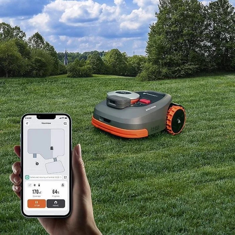 Смарт безкабелна косачка робот SEGWAY NAVIMOW H3000E - VF 4G AWD за до 3 000 м2, AI навигация, GPS, камера, IPX6 (BT, Wi-Fi, Alexa, Google) - Снимка 22