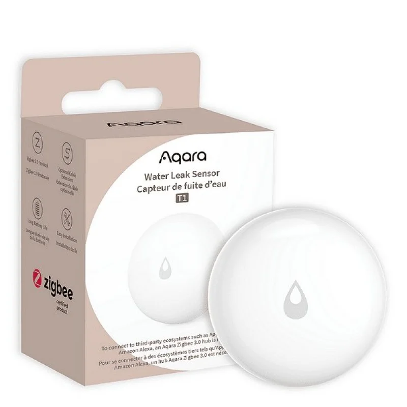 Промо пакет Aqara смарт сензор за наводнения и течове Aqara Water Leak Sensor T1 3 бр. - Снимка 2