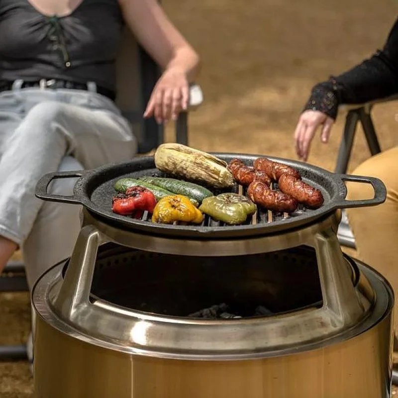 Чугунена грил скара Solo Stove Cast Iron Grill Top + Hub (Модел: Yukon) - Снимка 10