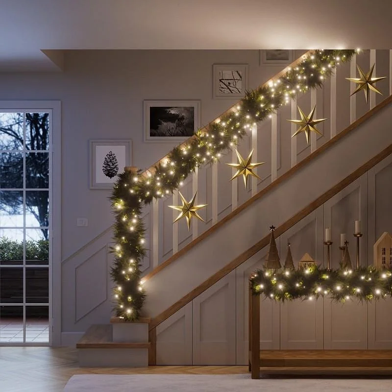 Смарт коледни лампички Nanoleaf Essentials Smart Holiday String Lights, 20м Starter Kit - Снимка 4