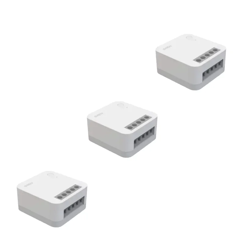 Промо пакет Aqara единично смарт реле с нула Aqara T1 with neutral ZigBee 3.0 3 бр.