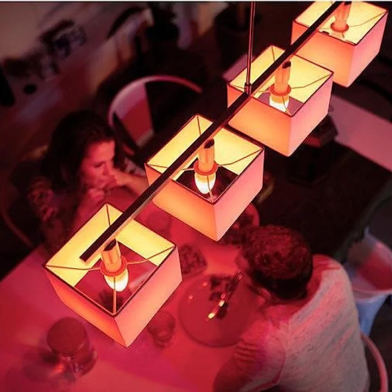 Смарт LED RGBW димируеми крушки Philips Hue WACA, 2 бр., 5.3W, 320 lm, E14 - Снимка 5