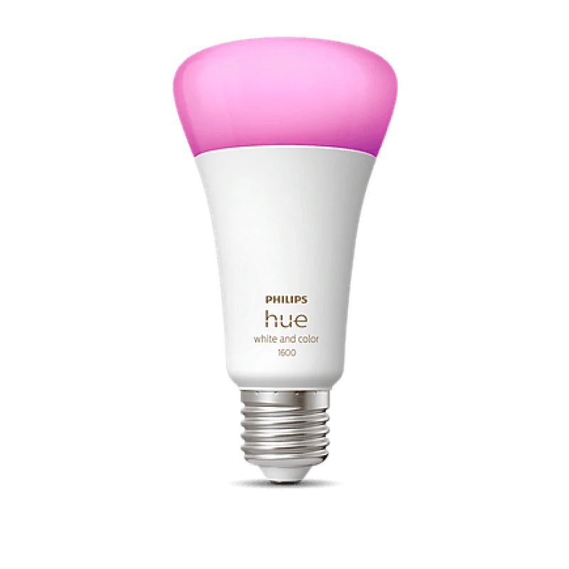 Смарт LED крушка Philips Hue A67, E27, 15W, 1600 lm, RGB (Bluetooth, Zigbee) - Снимка 2