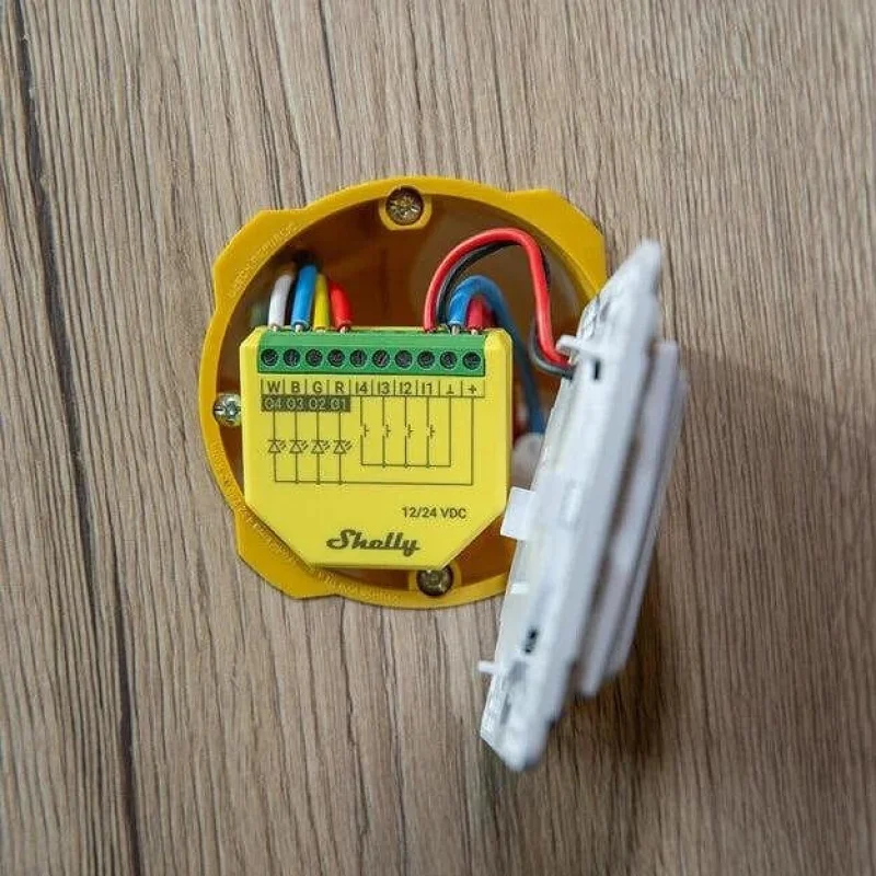 Смарт реле за LED ленти Shelly Plus RGBW PM, четириканално - Снимка 4