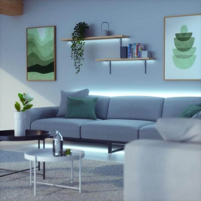 Допълнителна смарт LED лента Nanoleaf Essentials 1M (HomeKit) - Снимка 3