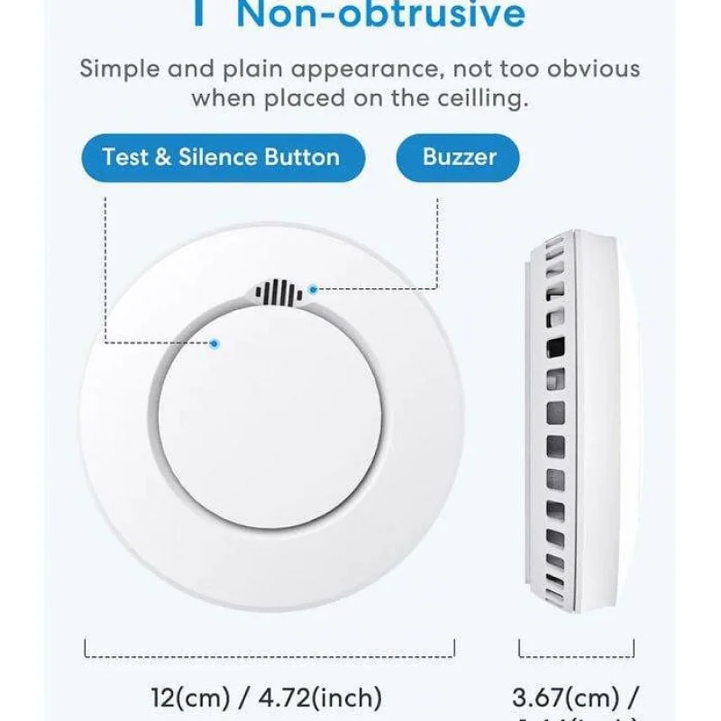 Смарт сензор за дим Meross Smart Smoke Alarm - Снимка 4