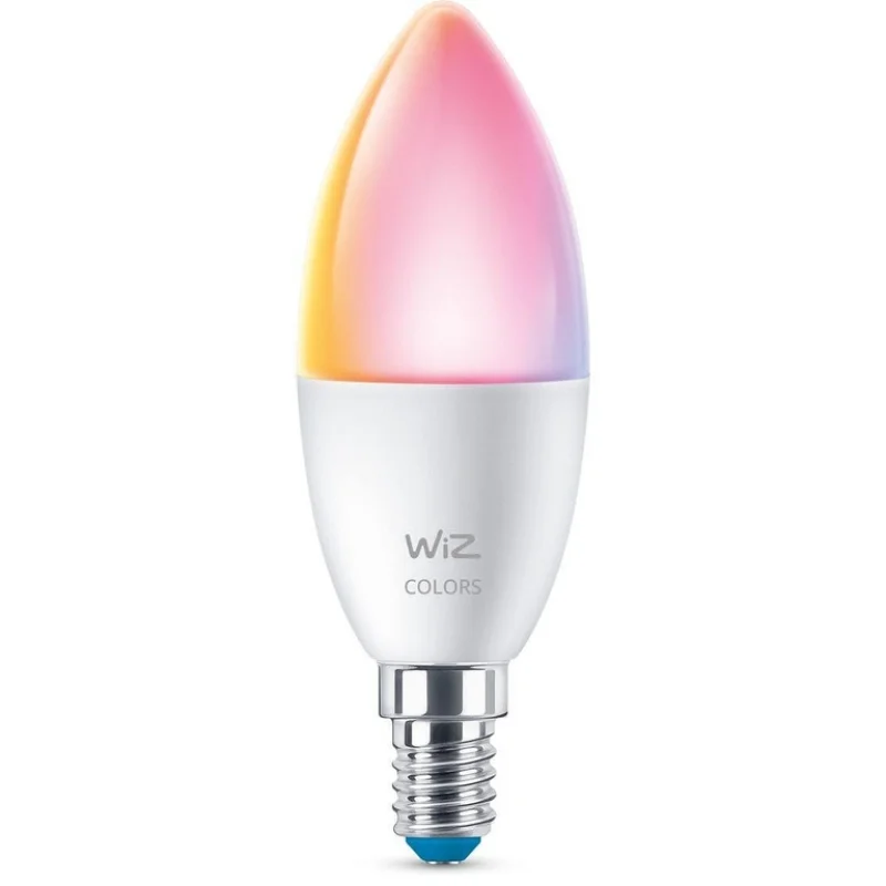 Смарт LED RGBW димируема крушка WiZ Smart Bulb Candle 4.9W, 470 lm, E14, 16 милиона цвята (BT, Zigbee, Matter, Apple Home, Google, Alexa, SmartThings) - Снимка 5
