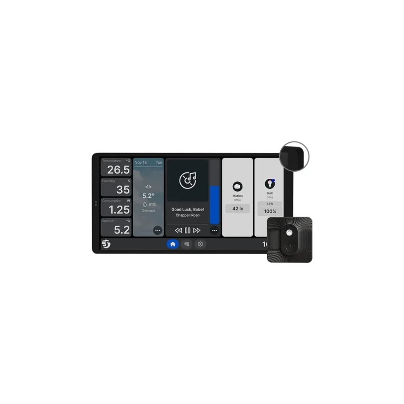 Смарт дисплей Shelly Wall Display X2 + BLU H&T с Bluetooth и сензор за температура и влажност - Снимка 10