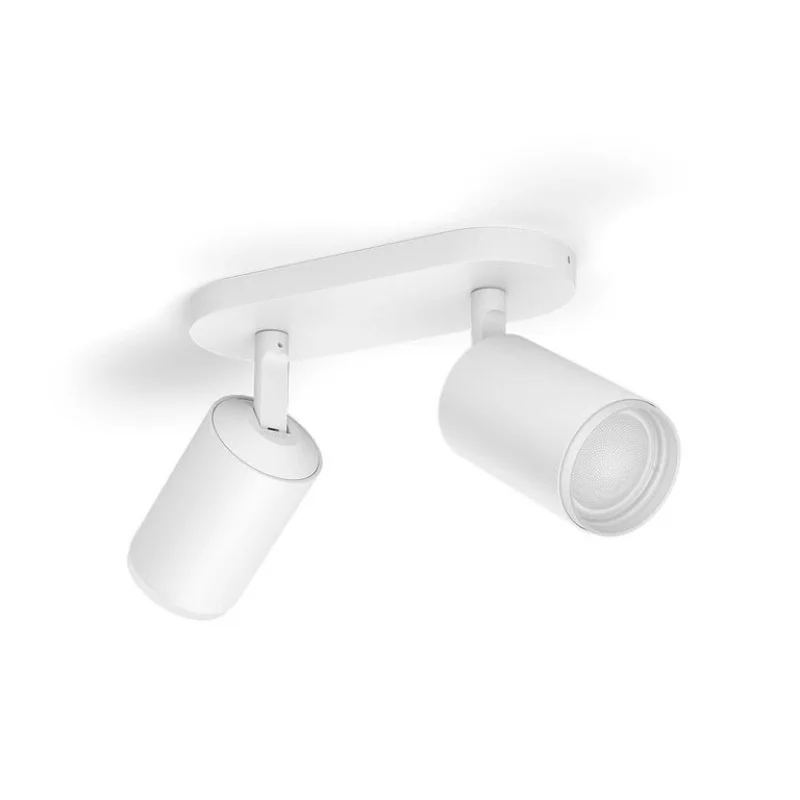 Смарт димируем RGBW LED двоен спот Philips HUE Fugato WACA, бял, 2x350 lm, бяла/цветна светлина с 16 мил. цвята (BT, Zigbee, HomeKit, Google, Alexa, SmartThings) - Снимка 9
