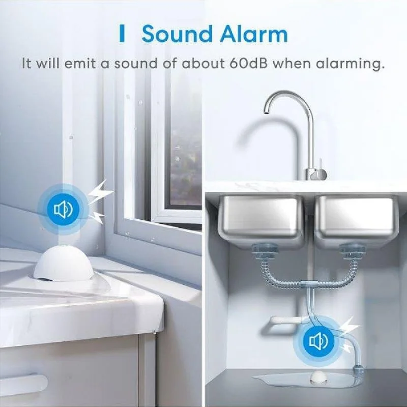 Смарт сензор за течове Meross Smart Water Leak Sensor - Снимка 4