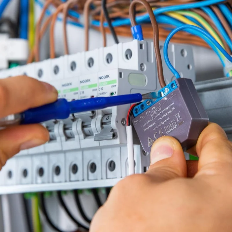 Смарт Wi-Fi измервателно реле Shelly EM + 1 клема 50A - Снимка 4