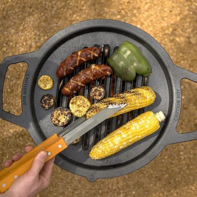 Чугунена грил скара Solo Stove Cast Iron Grill Top + Hub (Модел: Yukon) - Снимка 9