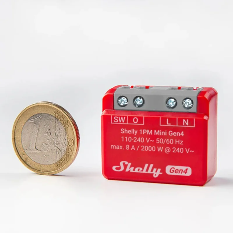 Смарт реле с измерване на енергия Shelly 1PM Mini Gen4 - Снимка 3