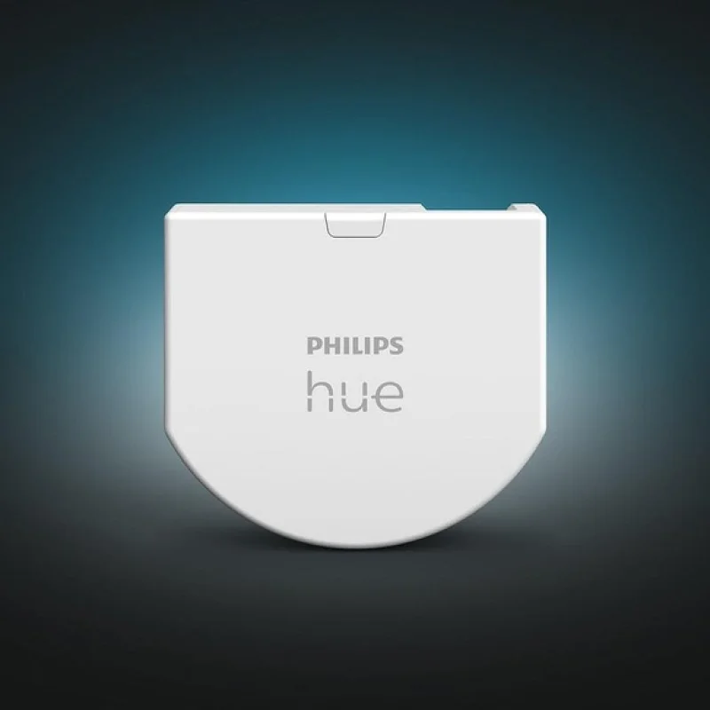 Смарт реле/модул за стена Philips Hue Wall Switch Module, бял, 10A, 5.7W (BT, Zigbee, HomeKit, Google, Alexa, SmartThings) - Снимка 2