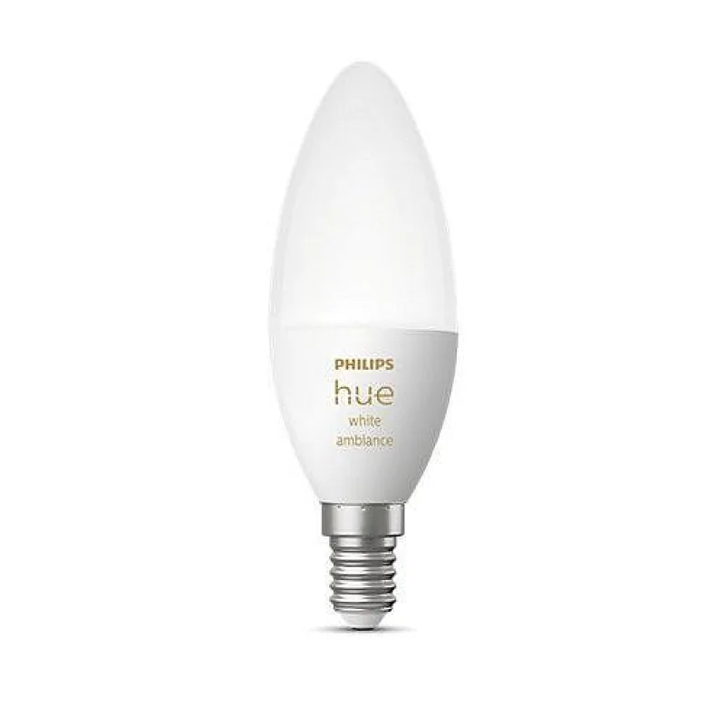 Смарт LED димируема крушка Philips Hue White Ambiance, 5.2W, 470 lm, E14, 2100-6500K - Снимка 7